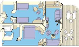 Family Suite w/Private Balcony